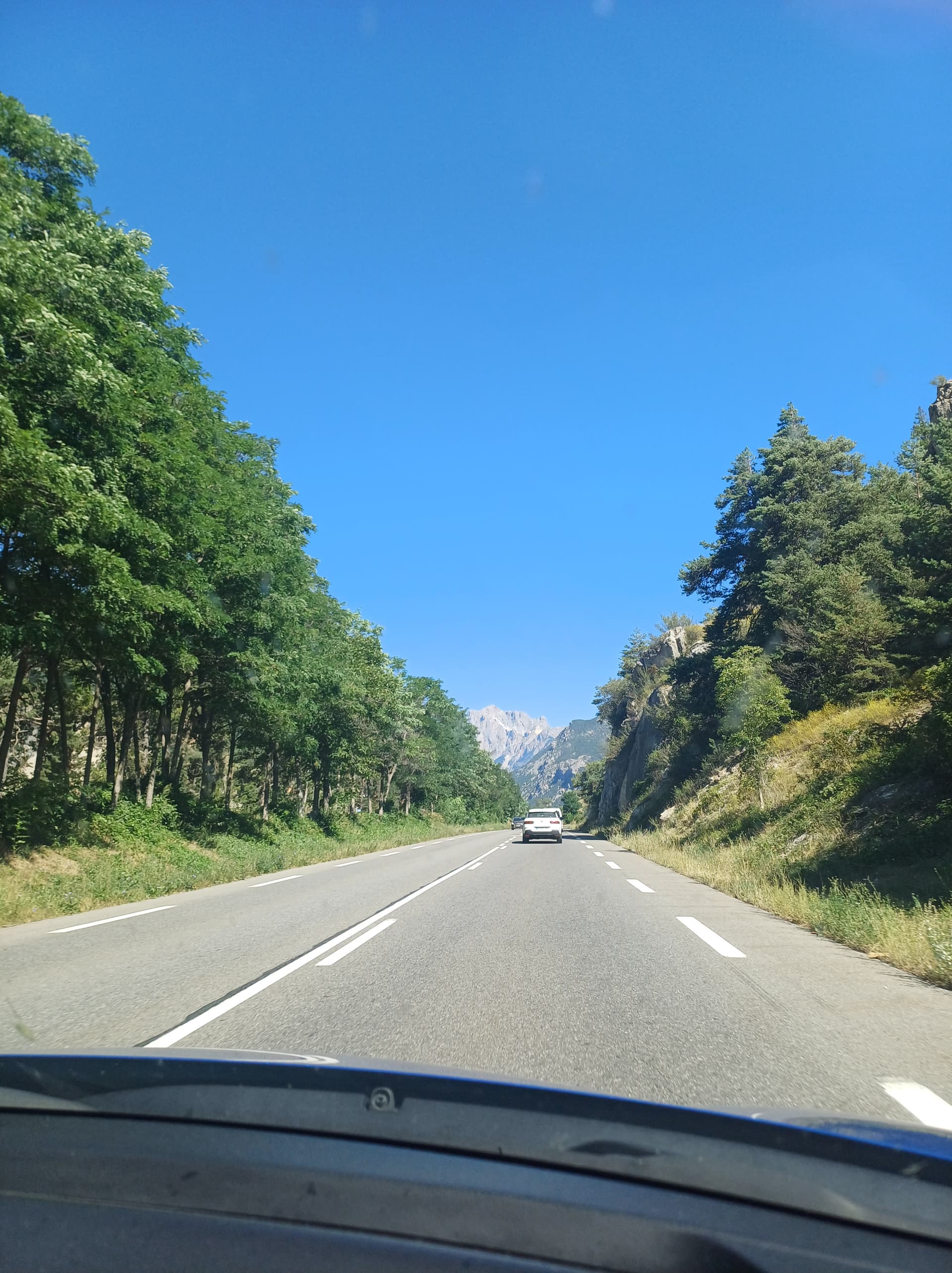 En route vers l'Italie